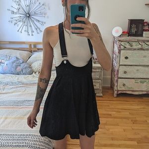 Divided Overall Skater Dress